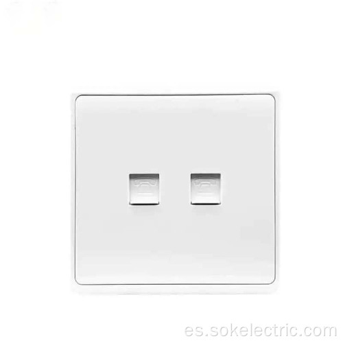 Toma de corriente eléctrica RJ11 TEL Socket Outlets